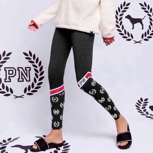 Vs Pink Pink Nation “86” Leggings ~ New